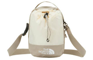 THE NORTH FACE 1L Shoulder Bag, Crossbody Bag, Outdoor Bag Recycled Nylon Light Beige Unisex