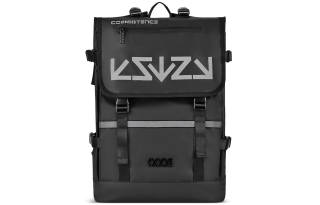 COEXISTENCE Polyester Backpack Unisex Black