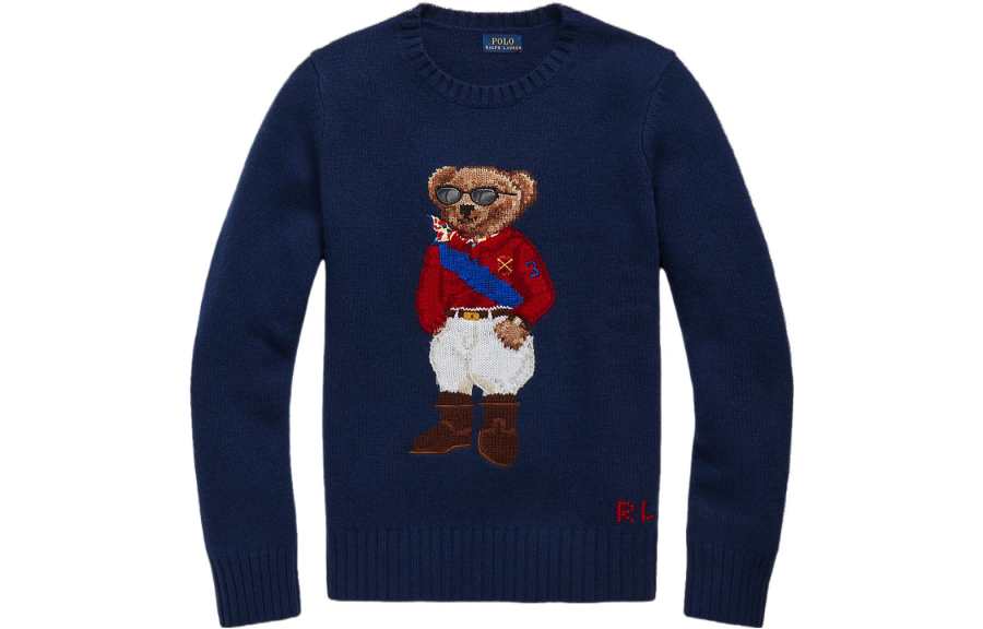 Polo Ralph Lauren Polo Bear Sweater Standard Women's Marine Blue