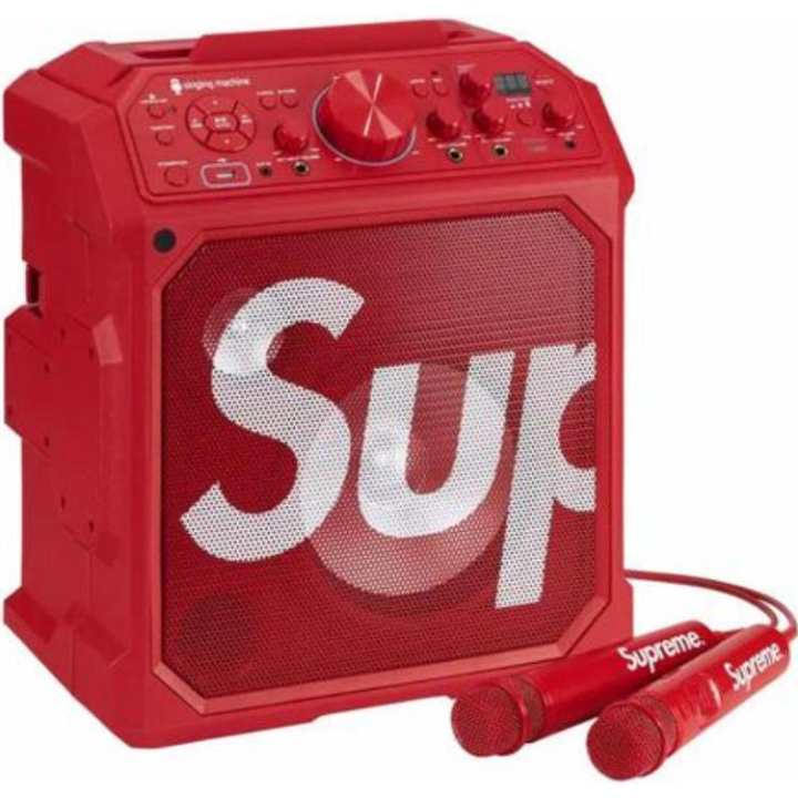 Supreme Supreme Speakers Supreme Singing Machine 3.5mm Audio Jack Bluetooth Connection 3.5mm Audio Jack Bluetooth Connection
