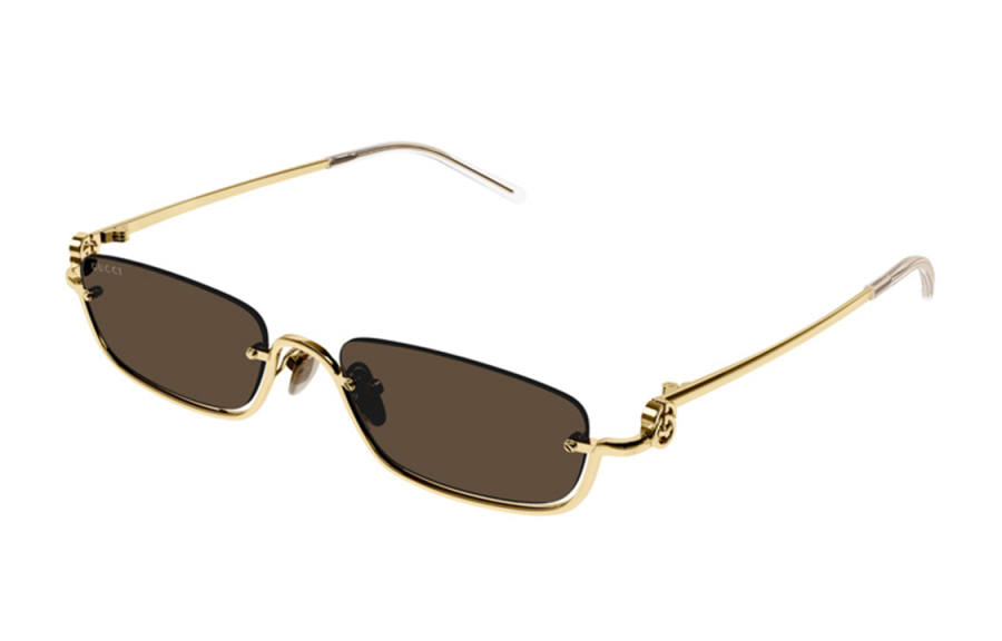GUCCI GUCCI Rectangular Sunglasses Unisex Multicolor Frame