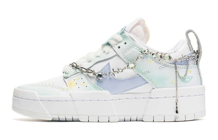 Nike Nike Dunk Low Disrupt Low top Skateboard Shoes Women's White Green