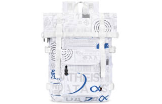 8atheist Polyester Backpack Unisex Starry White