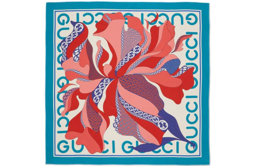 GUCCI Scarves Women's Blue