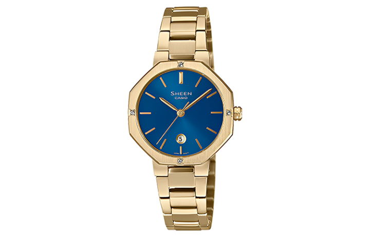 CASIO CASIO Quartz Movement Stainless Steel Strap Watch Women's Watch Blue Dial