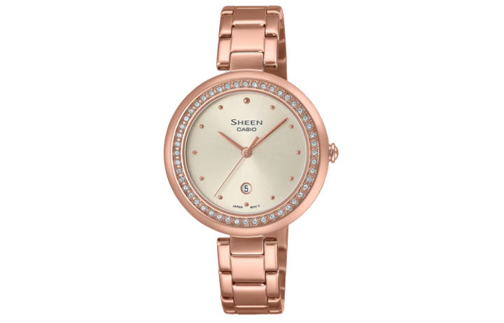 CASIO CASIO Women's SHEEN 32mm Gray Watch SHE-4556PG-7A