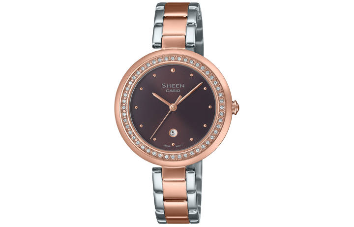 CASIO CASIO Women's SHEEN Gray Watch SHE-4556SPG-5A
