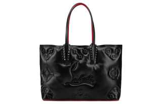 Christian Louboutin CL Calfskin One Shoulder Handbag Small Women's Black