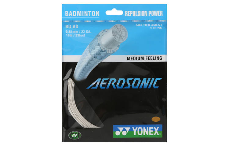 YONEX Badminton Racket Strings Core Polymer Nylon Composite Fiber, Fiber Woven Unisex BGASCH 2 Pcs