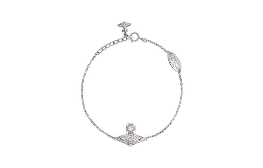 Vivienne Westwood Cubic Zircon Bracelets Women's Silver