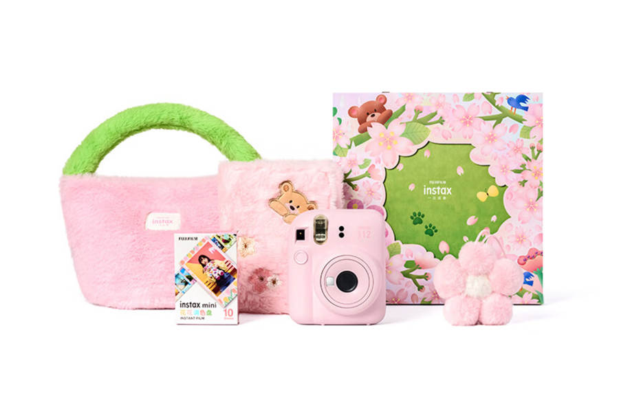 FUJIFILM Instant Film Camera INSTAX Mini12 Instant Photo, Exquisite Box