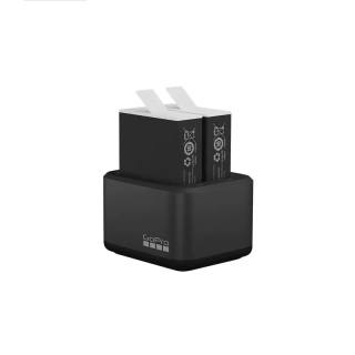 GoPro Camera Batteries Dual Port Charger+Charging Battery Compatibility With HERO11/HERO10/HERO9 Durable