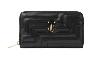 Jimmy Choo Nappa Leather Wallet Women's Black