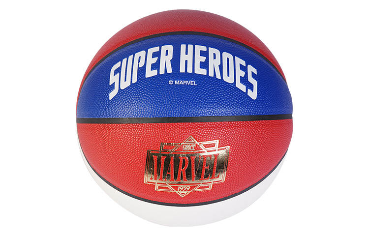 MESUCA x MARVEL Pu Basketball Classic Red White Blue Size 7 Training Competition Unisex