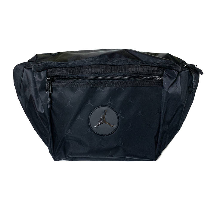 Jordan Jordan Polyester One Shoulder Crossbody Sling Bag, Fanny Pack Regular Unisex Black
