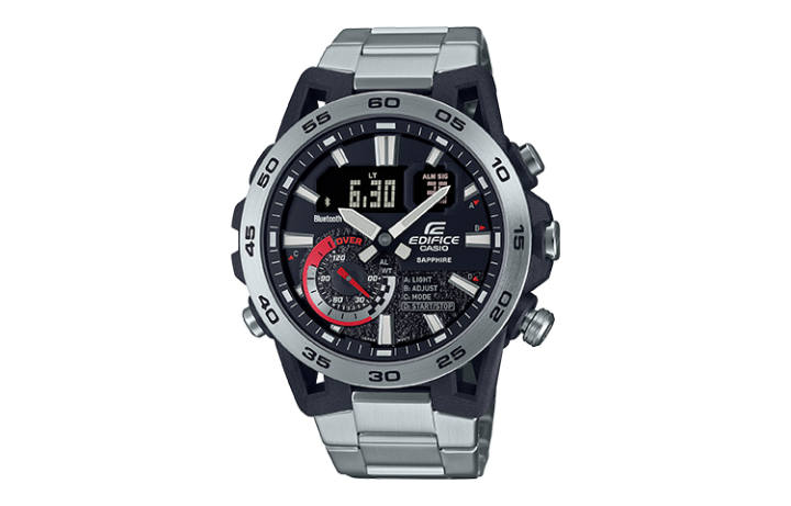 CASIO CASIO EDIFICE Quartz Movement Stainless Steel Strap Watch Men's Watches Black Dial