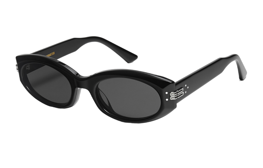 GENTLE MONSTER oval-frame logo-engraved sunglasses