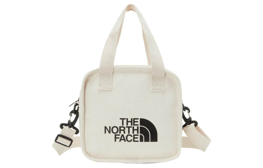 THE NORTH FACE 5.6L Shoulder Bag, Crossbody Bag, Handbag Outdoor Bag Cotton Ecru Unisex