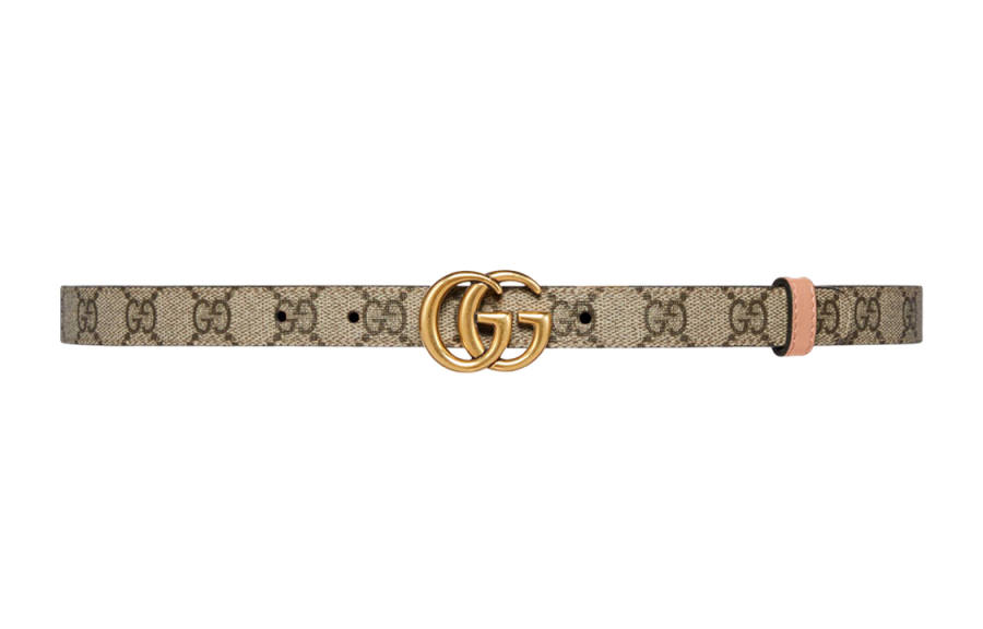 GUCCI GUCCI Gg Marmont Reversible Thin Belt