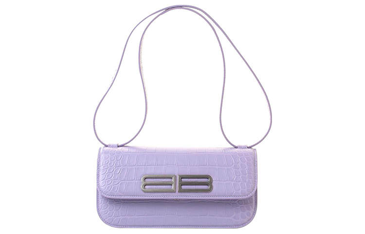 Balenciaga Balenciaga Cow Leather Crossbody Bag, Shoulder Bag Women's Purple