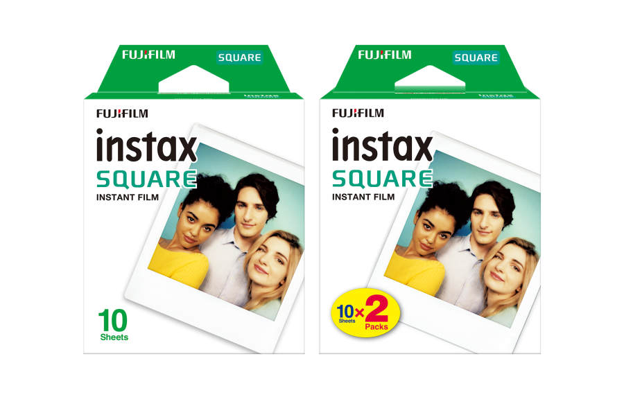 FUJIFILM INSTAX Instant Cameras, Single Shot, Square Photo Paper Square
