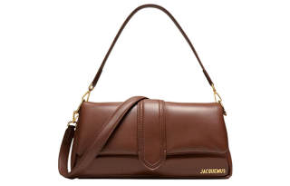 Jacquemus Lambskin Shoulder Bag Women's Brown