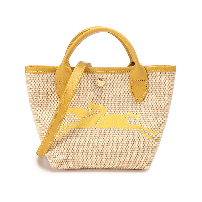 LONGCHAMP Le Pliage Paris Handbags Khaki & Yellow