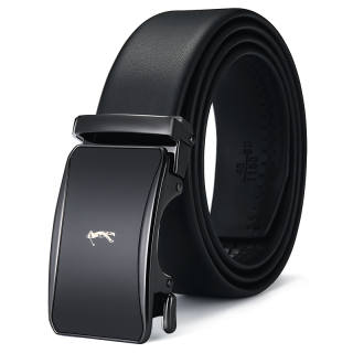GOLF Top Grain Cow Leather Genuine Leather Belt Men's Width 3.5cm