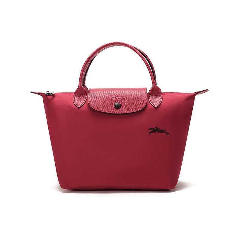 LONGCHAMP Le Pliage Club Fabric Dumpling Bag Handbag Small Women's Red