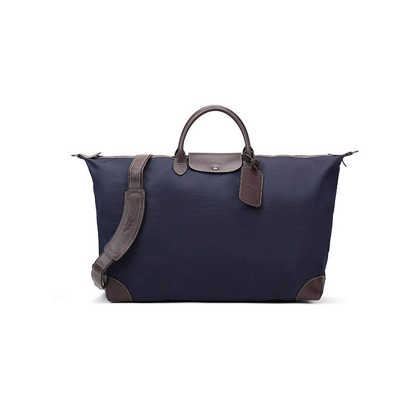 LONGCHAMP Boxford 55L Canvas Dumpling Bag Travel Bag, Extra Large Unisex Blue