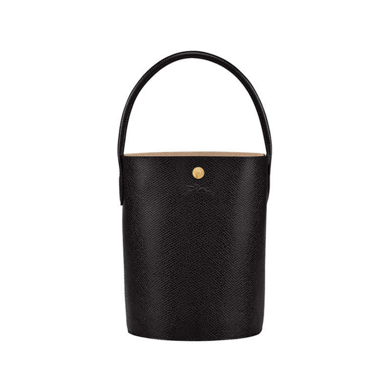 LONGCHAMP Épure Cow Leather Bucket Bag Handbag Small Women's Black
