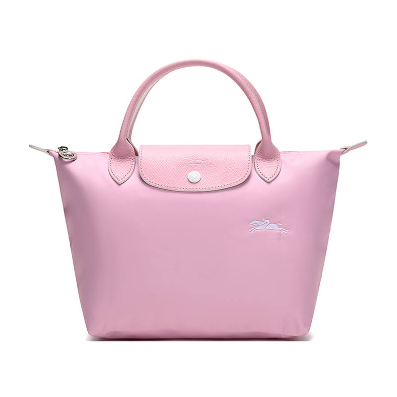 LONGCHAMP Le Pliage Club Fabric With Canvas Dumpling Bag Handbag Small Women's Pink