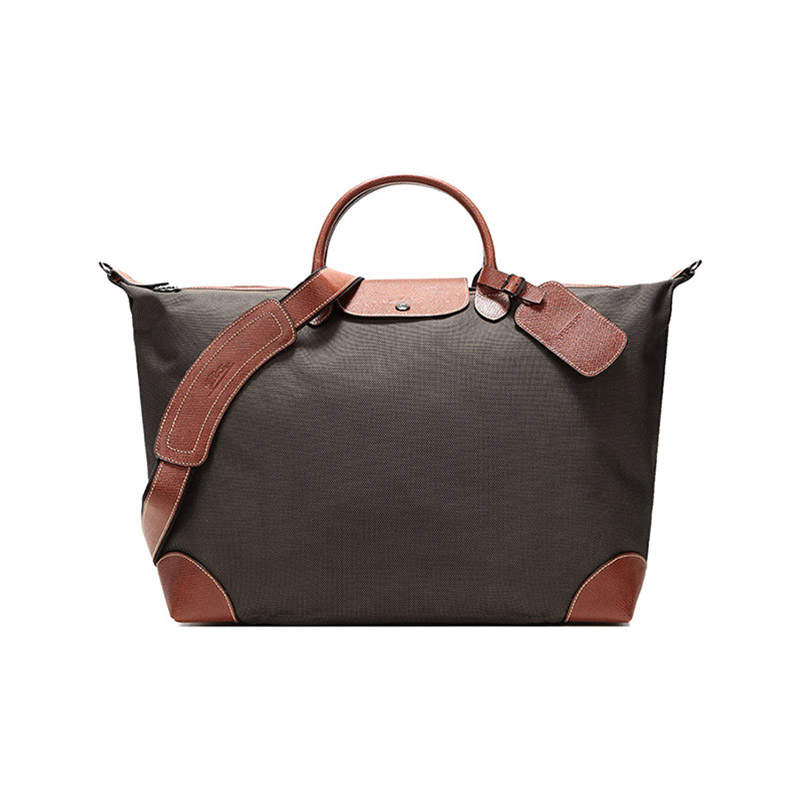 LONGCHAMP LONGCHAMP Boxford Canvas With Polyamide Handbag Small Unisex Brown
