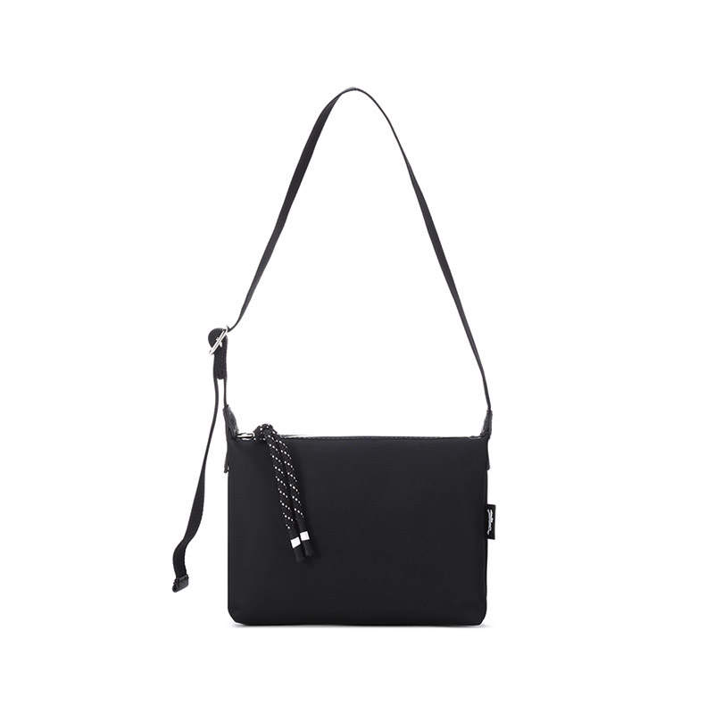 LONGCHAMP Le Pliage Energy Canvas With Cow Leather Shoulder Bag Women's Black