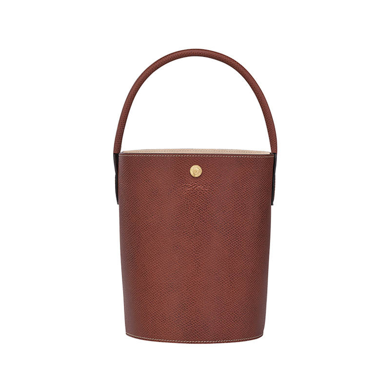 LONGCHAMP LONGCHAMP Épure Logo Embossed Small Bucket Bag