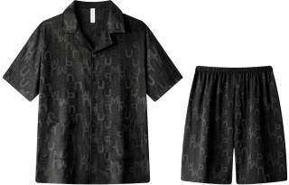 Gongdie Pajama Set Men's Black, Gift Box Set