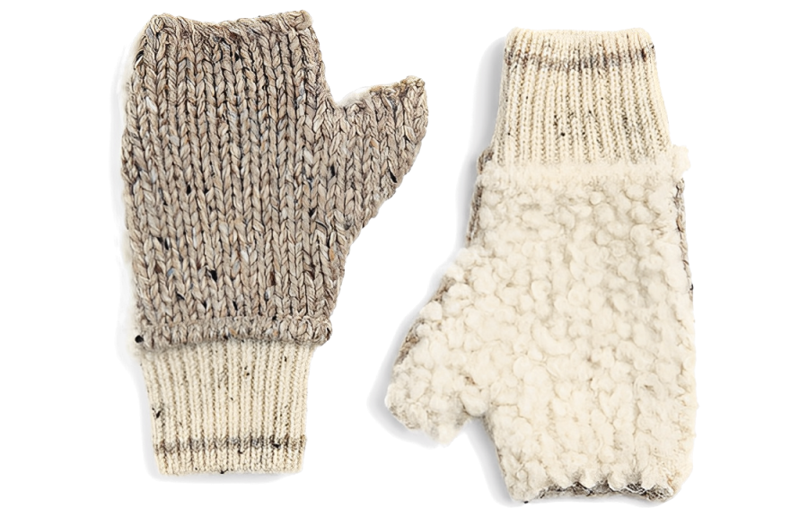 Bottega Veneta Knit Gloves Men's Beige