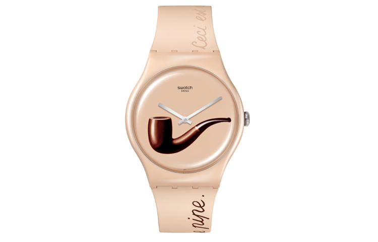SWATCH Unisex 41mm Coffee Watch SO29Z124
