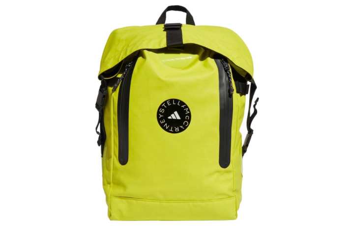 Adidas Adidas Polyurethane Backpack Regular Women's Semi Bright Yellow Fluorescent/Black/White
