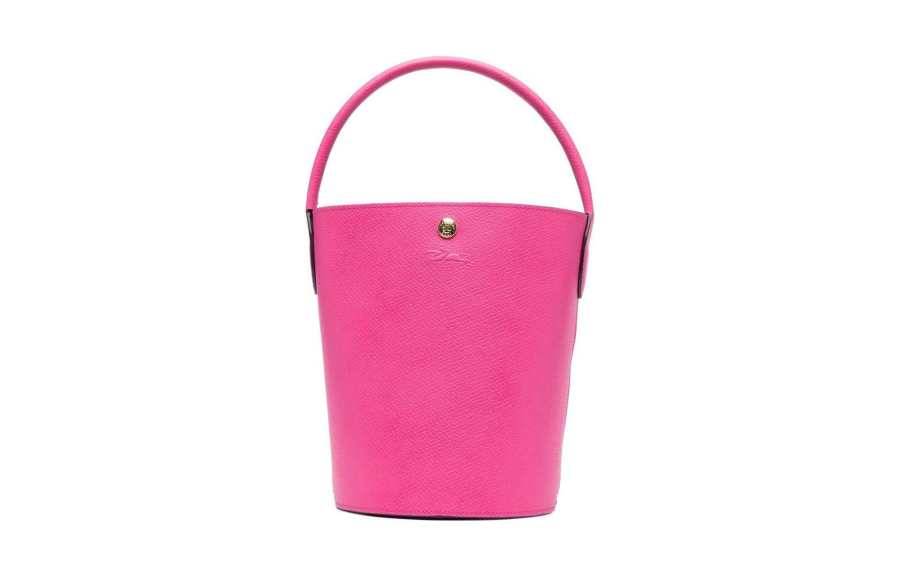 LONGCHAMP Épure Cow Leather Bucket Bag Handbag Small Women's Fuchsia