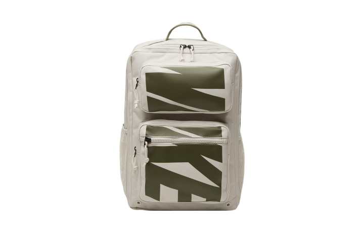 Nike Nike Letter Print Fabric Backpack Unisex White