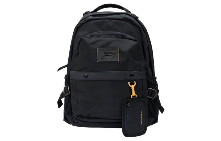New Balance New Balance Fabric+Artificial Leather Backpack Regular Unisex Black
