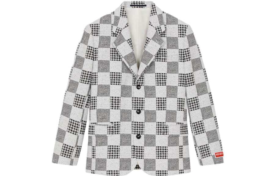 KENZO SS23 Business Suit Coat Men's Gray