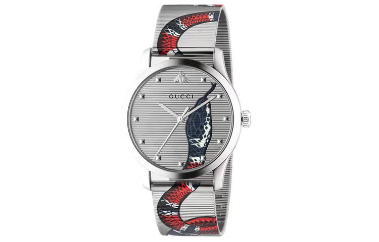 GUCCI G Timeless Collection Wrist Watches Quartz Movement Stainless Steel Watchband 38mm Silver Dial Men's Watches