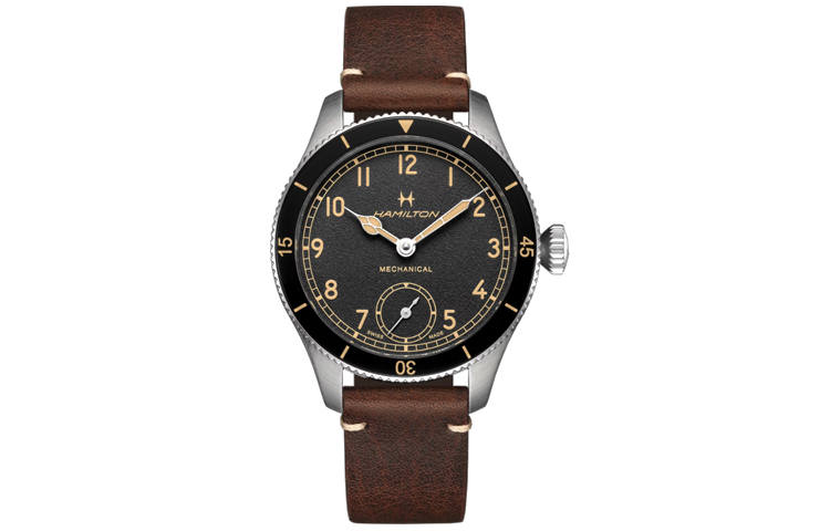 HAMILTON Khaki Aviation Collection Manual Mechanical Movement 100m Waterproof Men's Watches Watch 43mm