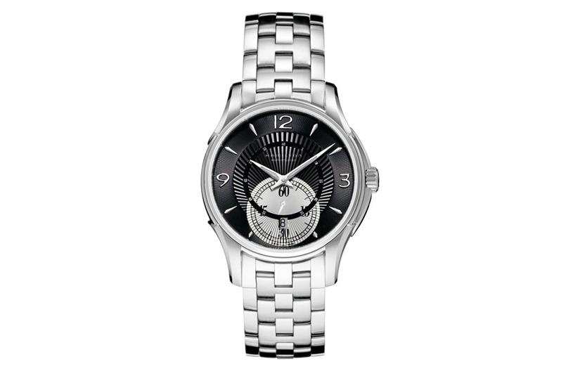 HAMILTON Automatic Mechanical Movement 50m Waterproof Men's Watches Watch Black Dial Stainless Steel Case