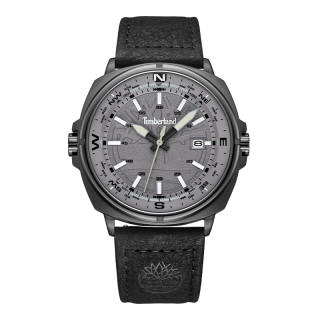 Timberland Williston Wrist Watches Quartz Movement Leather Strap 43mm Gray Dial Men's Watches