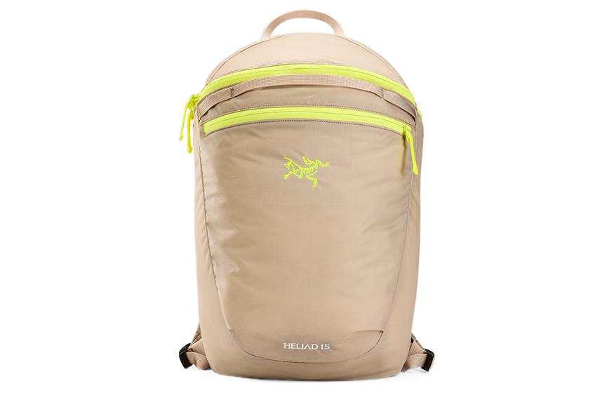 Arcteryx Arc'teryx Heliad 15L Backpack Outdoor Bag Nylon Vines Brown & Sprint Green Unisex