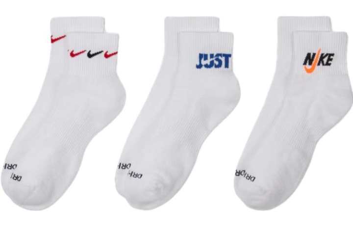 Nike Nike Training Ankle Socks 3 Pack 'Multicolor'