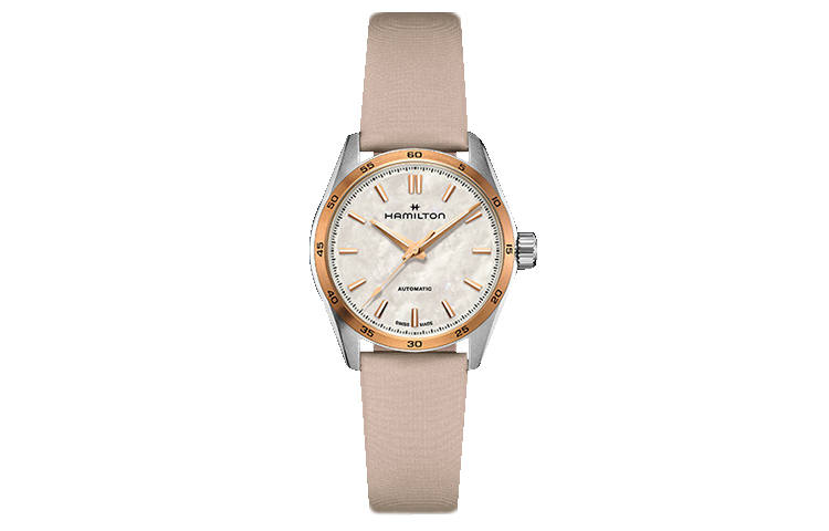 HAMILTON Jazz Windbreaker Collection Automatic Mechanical Movement Men's Watches Watch 34mm White Dial